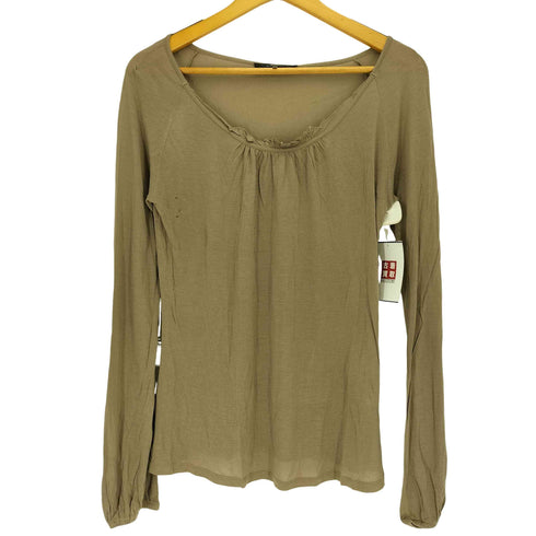 マックスマーラウィークエンド MAX MARA WEEKEND 襟フリル レーヨン L/S 長袖 カットソー レディース import:S