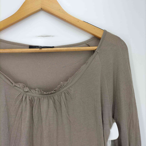 マックスマーラウィークエンド MAX MARA WEEKEND 襟フリル レーヨン L/S 長袖 カットソー レディース import:S