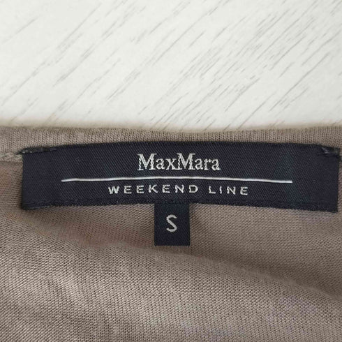 マックスマーラウィークエンド MAX MARA WEEKEND 襟フリル レーヨン L/S 長袖 カットソー レディース import:S