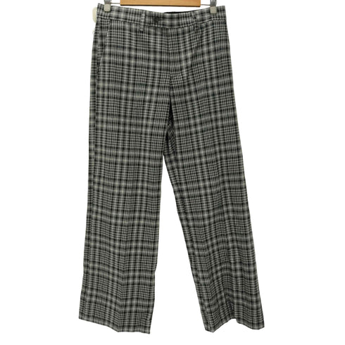 ザラ ZARA 26AW CHECKERED FLARE FIT PANTS チェック柄フレアフィットパンツ メンズ EUR38