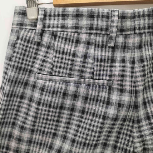 ザラ ZARA 26AW CHECKERED FLARE FIT PANTS チェック柄フレアフィットパンツ メンズ EUR38