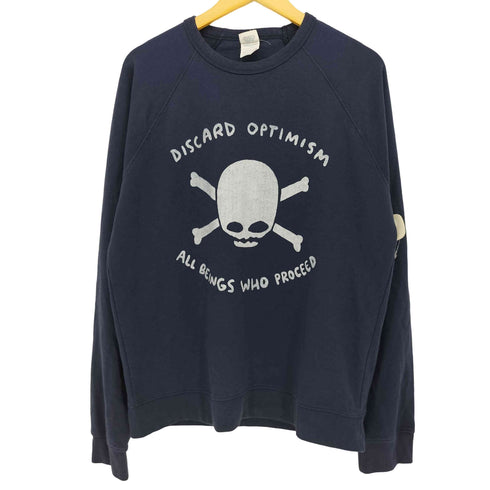 DELTAボディ US コミック プリント クルーネック ラグランスリーブ スウェット メンズ import:XL