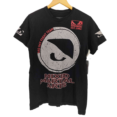 バッドボーイ BADBOY 両面プリント 格闘技 S/S クルーネック Tシャツ メンズ import:M