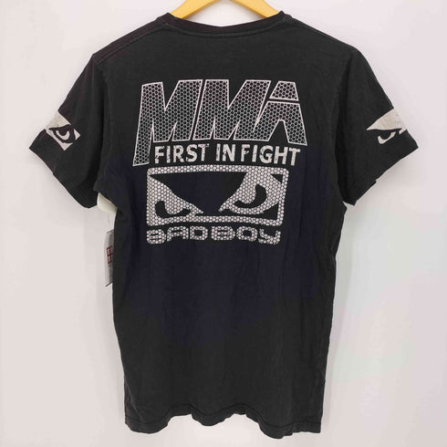 バッドボーイ BADBOY 両面プリント 格闘技 S/S クルーネック Tシャツ メンズ import:M