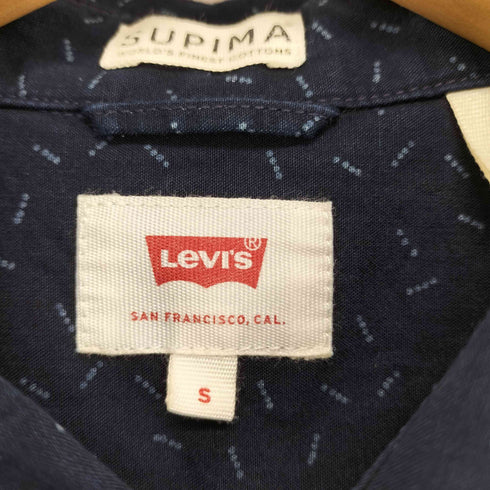 リーバイス Levis supima 総柄シャツ メンズ JPN:S