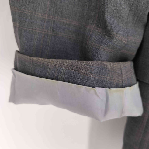 チャップスラルフローレン CHAPS RALPH LAUREN ウール チェック 2B テーラードジャケット メンズ 94-82-175