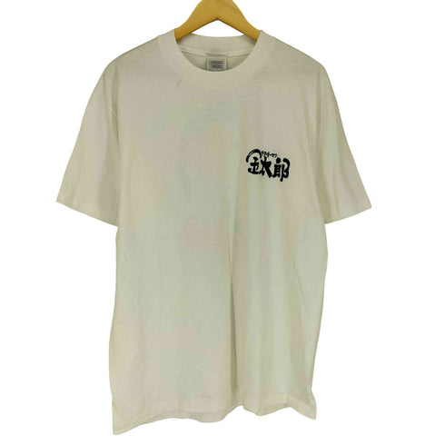 ヘインズ Hanes 90S USA製 漫画 キャラクター プリント 袖裾シングル 半袖 Tシャツ メンズ L