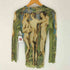 ジャンポールゴルチエフェム Jean Paul GAULTIER FEMME パワーネット アートグラフック カーディガン レディース 40