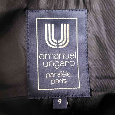 EMANUAL UNGARO カシミヤ100% 丸襟 ロング コート レディース JPN:9号