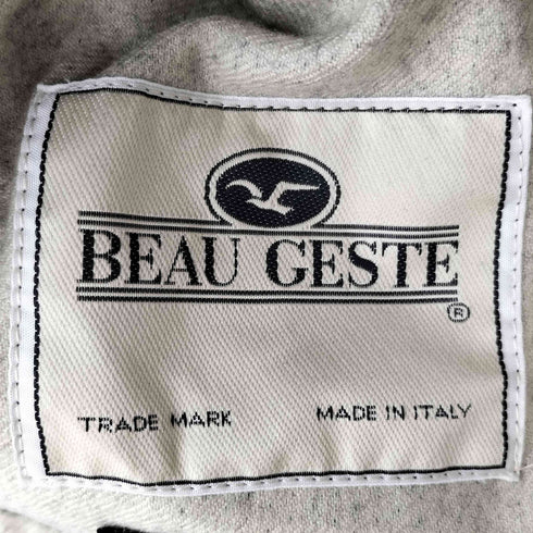 BEAU GESTE イタリア製 ウール100% ロング コート メンズ EUR:50