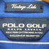 ポロゴルフラルフローレン POLO GOLF RALPH LAUREN VINTAGE LISLE PIMA COTTON ビッグポニー 刺繍 ボーダー ポロシャツ メンズ import:M