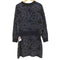 マリメッコ marimekko 花柄ニット ラムクルーネックセーター ラムミニスカート レディース L/L
