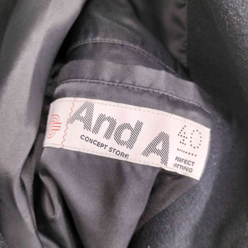 アンドエー And A バイカラーチェスターコート レディース JPN:40
