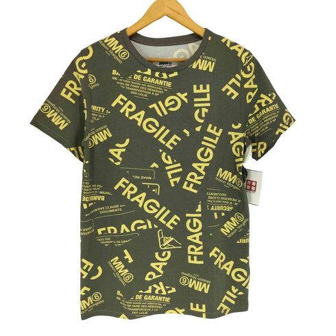 エムエムシックスメゾンマルジェラ MM6 Maison Margiela FRAGILE 総柄 Tシャツ レディース 16