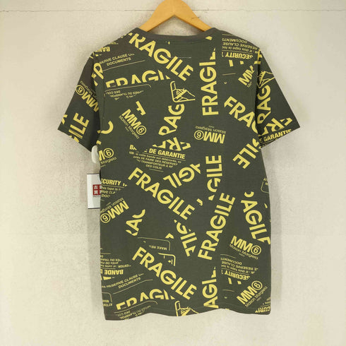 エムエムシックスメゾンマルジェラ MM6 Maison Margiela FRAGILE 総柄 Tシャツ レディース 16