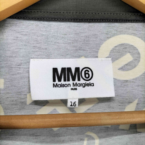 エムエムシックスメゾンマルジェラ MM6 Maison Margiela FRAGILE 総柄 Tシャツ レディース 16