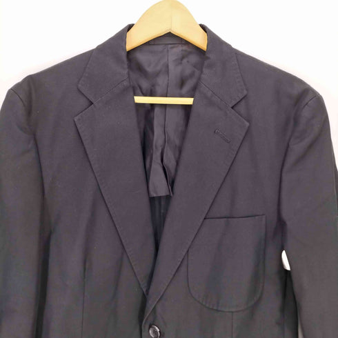 バーバリーロンドン BURBERRY LONDON 背抜き コットン 2B テーラードジャケット メンズ import:L