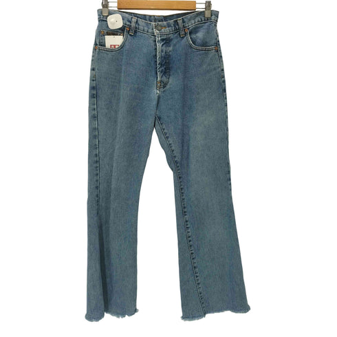 カルバンクライン CALVIN KLEIN 00S OLD フリンジ フレア デニム パンツ Y2K メンズ 8