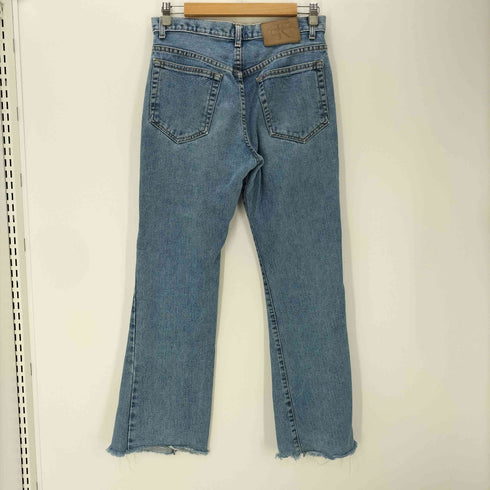 カルバンクライン CALVIN KLEIN 00S OLD フリンジ フレア デニム パンツ Y2K メンズ 8