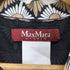 マックスマーラステュディオ MAX MARA STUDIO 扇型 幾何学 シルク100 ノースリーブ ベルト プリーツ ワンピース レディース 44