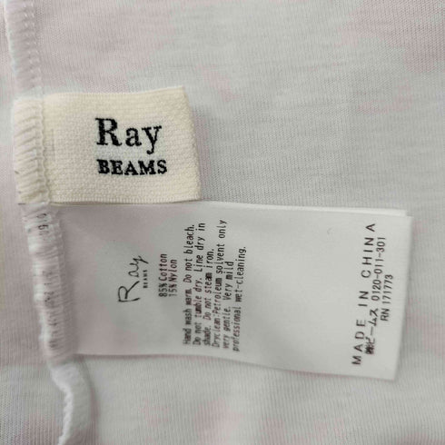 レイビームス Ray BEAMS 26SS ショルダー オープン ロングスリーブ Tシャツ レディース ONE SIZE