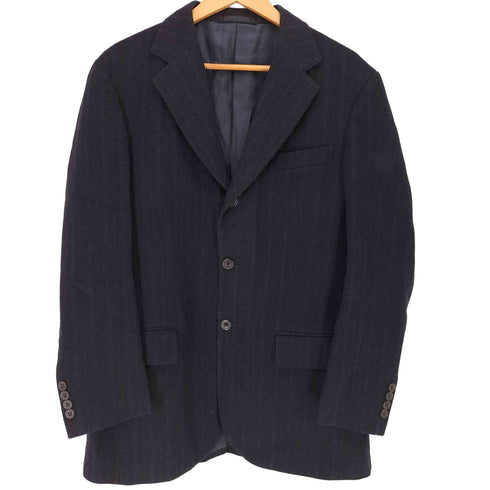 チャップスラルフローレン CHAPS RALPH LAUREN 90S ウール チョークストライプ 3B テーラードジャケット メンズ