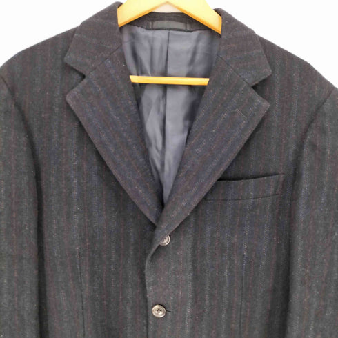 チャップスラルフローレン CHAPS RALPH LAUREN 90S ウール チョークストライプ 3B テーラードジャケット メンズ