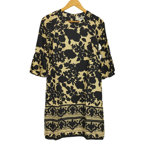 クロエ Chloe MADE IN FRANCE フランス製 花柄 バックジップ ワンピース レディース T34