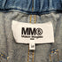 エムエムシックスメゾンマルジェラ MM6 Maison Margiela ペンキ ボタンフライ ワイド デニム パンツ レディース 16Y