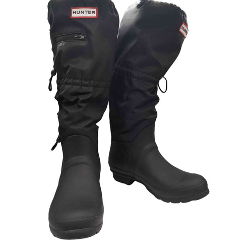 ハンター HUNTER ORIGINAL TALL TRAVEL BOOT オリジナル トール トラベル ブーツ ブラック レディース EUR:37