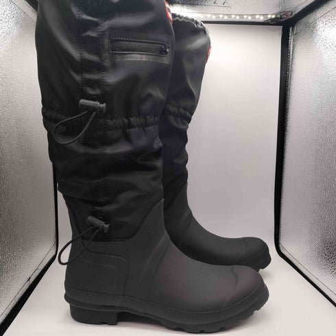 ハンター HUNTER ORIGINAL TALL TRAVEL BOOT オリジナル トール トラベル ブーツ ブラック レディース EUR:37