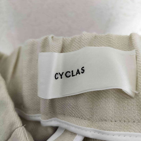 CYCLAS 日本製 リネン スラックス レディース JPN:34
