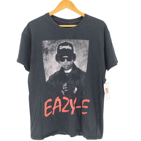 ラッパー 人物 プリント半袖Tシャツ メンズ L