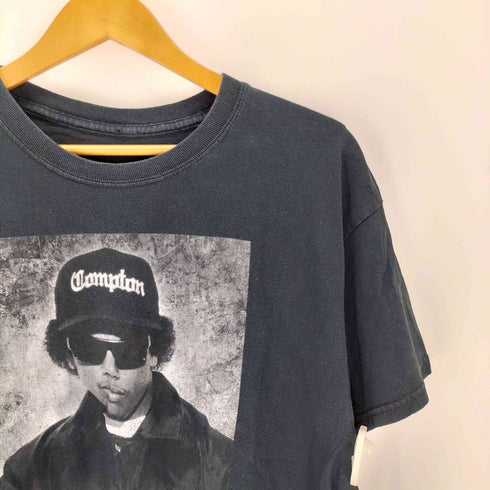 ラッパー 人物 プリント半袖Tシャツ メンズ L