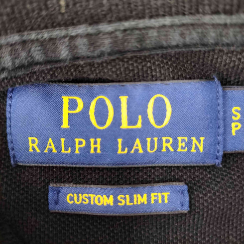 ポロラルフローレン POLO RALPH LAUREN CUSTOM SLIM FIT ビッグポニー 刺繍 ナンバリング ポロシャツ メンズ import:S