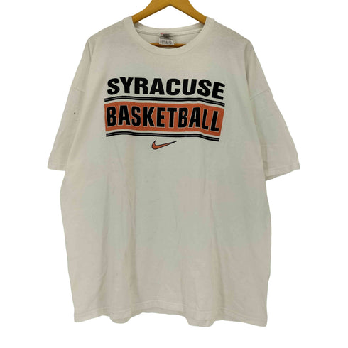 ナイキ NIKE 白タグ USA製 両面プリント半袖クルーネックTシャツ メンズ import:XXL
