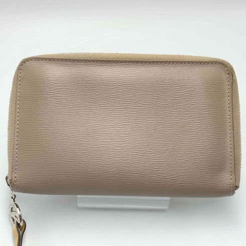 ロンシャン LONGCHAMP ロゴストラップ レザー L字 ミニ ラウンドジップ財布 レディース