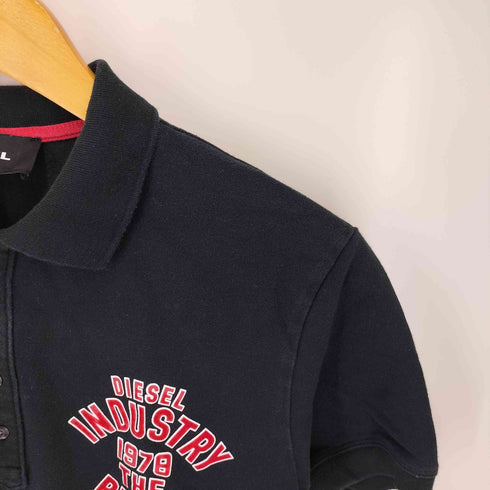 ディーゼル DIESEL ロゴ プリント ポロシャツ メンズ import:S