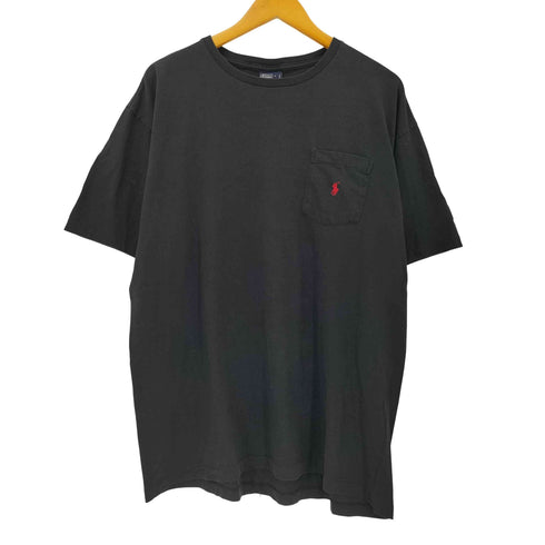 ポロバイラルフローレン Polo by RALPH LAUREN 90S ポニー刺繍 シングルステッチ ポケット半袖Tシャツ メンズ import:L