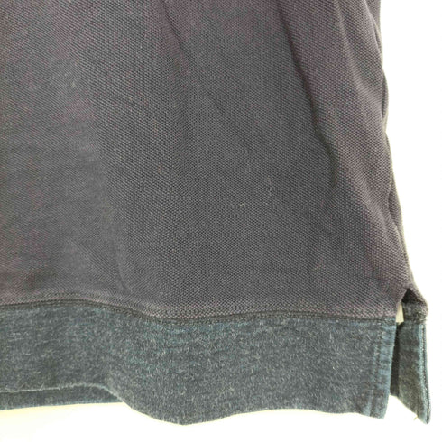 アルマーニエクスチェンジ ARMANI EXCHANGE 異素材 切り替え Vガゼット ポロシャツ メンズ import:XS