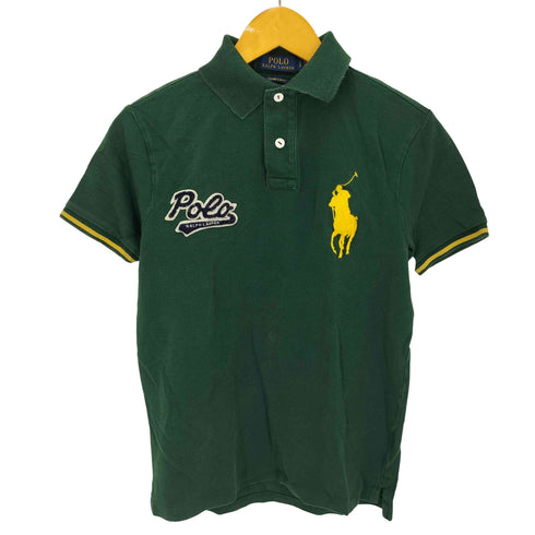 ポロラルフローレン POLO RALPH LAUREN CUSTOM SLIM FIT ビッグポニー 刺繍 ポロシャツ メンズ import:S