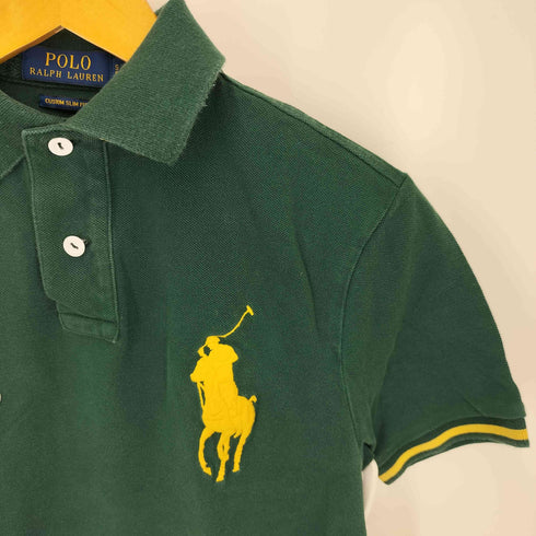 ポロラルフローレン POLO RALPH LAUREN CUSTOM SLIM FIT ビッグポニー 刺繍 ポロシャツ メンズ import:S