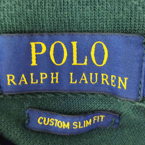 ポロラルフローレン POLO RALPH LAUREN CUSTOM SLIM FIT ビッグポニー 刺繍 ポロシャツ メンズ import:S
