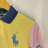 ポロラルフローレン POLO RALPH LAUREN CUSTOM SLIM FIT ビッグポニー 刺繍 マルチカラー ポロシャツ メンズ import:S