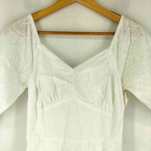 ダーリッチ Darich 刺繍デザイン 半袖ワンピース レディース FREE