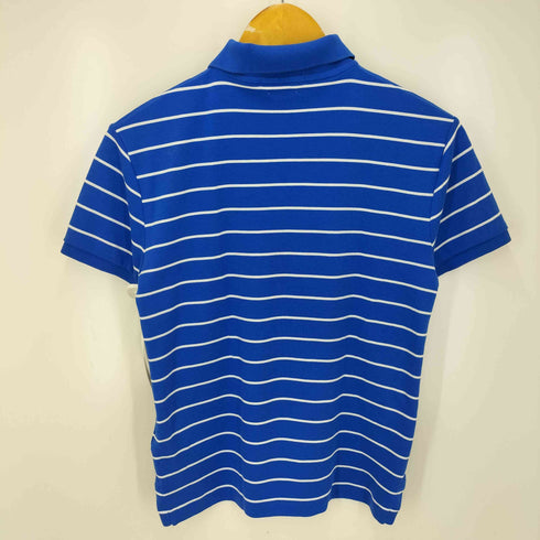 ポロラルフローレン POLO RALPH LAUREN CUSTOM SLIM FIT マルチポニー 刺繍 ボーダー ポロシャツ メンズ import:XS