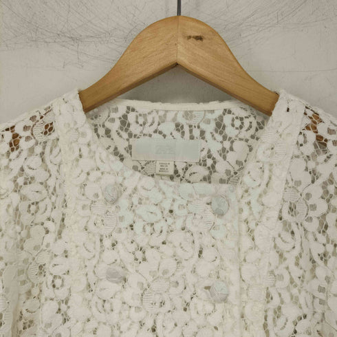 ザラ ZARA レースラップジャケット レディース import:M