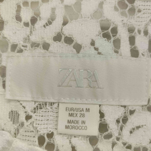 ザラ ZARA レースラップジャケット レディース import:M