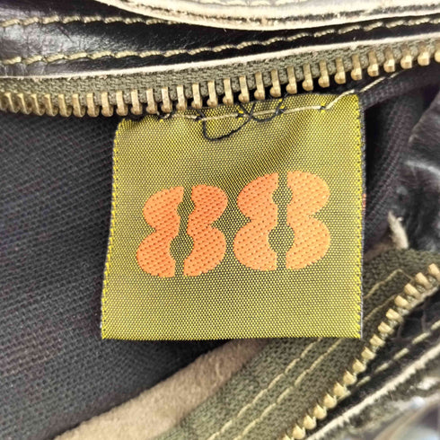 anema 88 フェルト レザー切替 ショルダーバッグ レディース