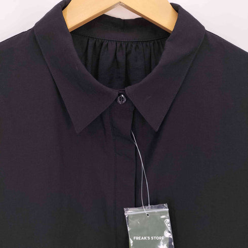 フリークスストア FREAKS STORE 26ss 麻タッチ 襟付き 半袖 シャツワンピース レディース JPN:M